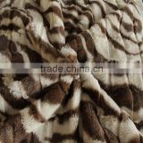 Animal Printed Super Soft Short Pile Knitted Plush Fabric