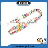 Excellent quality custom logo sublimation polyester Lanyard