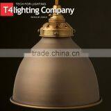 Metal Dome Light Lamp Shade Brass and B22 Lampholder thumbnail-2