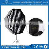 Wholesale Professional Speedlite Reflective Photo Umbrella Softbox 120cm 48" Octabox With Honeycomb Grips thumbnail-1