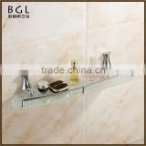 New 2016 Classic-Style Tranquil Zinc alloy Chrome plated Bathroom accessories Wall mounted Glass shelf