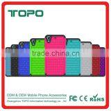 Shockproof Dual Layer Silicone PC Hard Case Studded Diamond Hybrid Case For HTC Desire 626 thumbnail-2