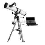 TEM1300-F9114EQ 1.3MP USB Digital Reflective Telescope Equipped With Equatorial and Heavy-duty Metal Tripod