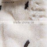 2015 New Design Custom Black Mink Fur Coat With White Spot Coat thumbnail-4