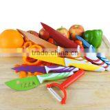 7 Piece Kitchen Knife Set - Color Coded Kitchen Knives With Soft-touch Handles thumbnail-4