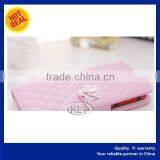 Colour Grid Folio Soft Sheepskin Wallet Leather Case for Htc Desire thumbnail-3