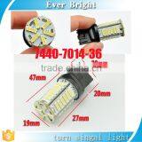 7440 36smd 7014 Led S25 Bay15d P21/5w Car Rear Turn Signal Tail Brake Light Bulb Lamp Dc12v White