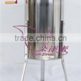 Stainless steel 3 frames manual honey bee extractor