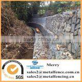 2mX0.5mX0.5m Galvanized Galfan 3mm Welded Gabion Stone Basket Fence for River Erosion Defence and Seating Area