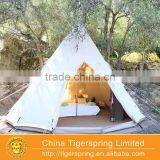 Outdoor 5m Canvas Camping Tent Family Camping Tent Teepee thumbnail-1