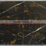 NATURAL BLACK AND GOLD MICHAELANGELO MARBLE TILES thumbnail-5