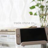 Convenient Plastic Desktop Table Pad Cell Mobile Phone Bracket Stand Support Hoder With Storage Box thumbnail-1