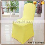 Plain Machine Washable Cheap Spandex Chair Cover thumbnail-1