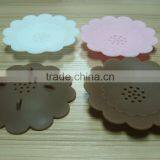 Cute Fashion Silicone Flexible Soap Dish Plate Bathroom Soap Holder thumbnail-1