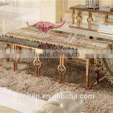 2016 Modern Deluxe Coffee Table Golden Plated for 5star Hotel Lobby B818G thumbnail-3