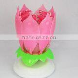 Intelligent+ Multicolors Musical Blossom Lotus Flower Rotatable Birthday Candles thumbnail-6