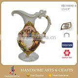 23 Inch Polyresin Home Decoration Flower Vase Stand thumbnail-3