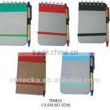 Best Selling ECO Friendly Recycled Paper Note Book With Pen
