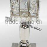 Crystal Candle Holder With Metal Stand for Wedding Decor thumbnail-1