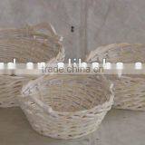 Small White Wicker Baskets thumbnail-1