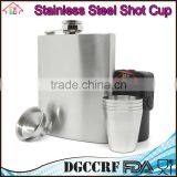 NBRSC 4 Pcs Mini Stainless Steel Cup Mug Drinking Wine Beer Tea Coffee Tumbler Camping Travel thumbnail-6