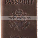Leather Passport Cover - Holder - for Men & Women - Passport Case thumbnail-1