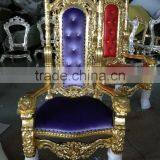 Hot Sales Wedding Decorating Polyresin King Chair thumbnail-4
