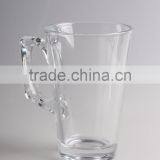 Custom Logo Printed Clear Cheap 16oz Glass Coffee Mugs Wholesale thumbnail-4