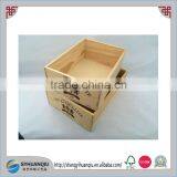 High Quality Handmade Stackble Pine Wooden Serving Tray With Custom Logo thumbnail-1