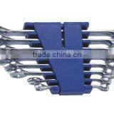 Aiyun 6-22mm High Quality Carbon Steel Double Open End Spanner Set thumbnail-1