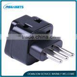 WDI-12A 3 Round Pins 10A 250V AC 2 in 1 Italy, Uruguay Embedded Pins Plug Converter thumbnail-2