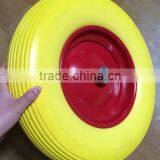 China Supplier Wheel Barrow Hand Cart Tyre and pu Wheel thumbnail-2