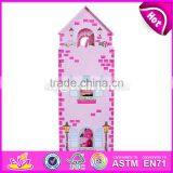 New Design Pretend Play Miniature Wooden Toy Doll House for Kids W06A228 thumbnail-2