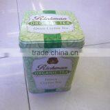 Square Tin Can for Organic Tea thumbnail-1