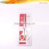 S81014P 6-3/4" Barber White Color Handle Hair Scissors