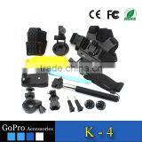 2016 Hot Selling Factory Price Gopros Accessories Used for Gopros Heros 4 Accessories Kit Mount thumbnail-2