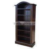 Bookcase Anne Classic Dark Brown Mahogany Wood Furniture thumbnail-2