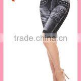 Fake Short Half Jeans for Women/butt Lift Short Legging thumbnail-1