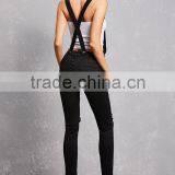 Fashion Distressed Denim Overalls for Women thumbnail-2