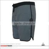 Custom Logo Grey Board Shorts With Black Binding Cheap Mens Beachwear thumbnail-3