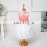 MGOO Top Quality Stock Girl's Blue Party Dress Ball Gown With Butterfly Kids Gown Pictures C102 thumbnail-2