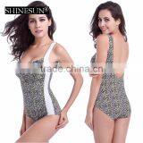 2017 One Piece Dot Printed Swimsuit Spell Color Swimsuit Swimwear Kids Girl thumbnail-1