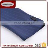 Best Brand Chinese Factory Custom Design Men'S Slim Fit Stripped Suit For Men thumbnail-5