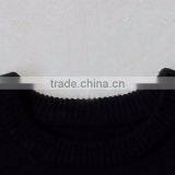 Black Jacquard Pattern Acrylic Women Christmas Sweater thumbnail-4