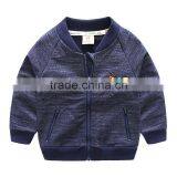 S33423W 2017 Boy Cotton Hoody Jacket Boys' Embroidery Baseball Jacket thumbnail-2