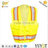 Extra Wide Reflective Tape Yellow China Supplier Clothing Safety Workwear Vest thumbnail-1