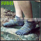 The Newest Personality Five Fingers Socks,Bohemia Pure Cotton Comfortable Toe Socks thumbnail-3