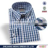 wholesale summer non iron long sleeve check shirts for men
