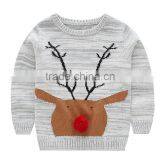 2016 Fashionable Children Cotton Knitting Deer Pattern Sweater Pullover thumbnail-1
