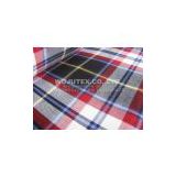 180g/sm Twill Peached Plaid Cotton Yarn Dyed Fabric for T Shirt